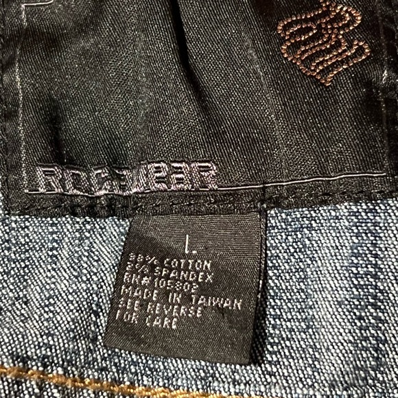 Rocawear Y2K Denim Jacket Size Large - Picture 10 of 10